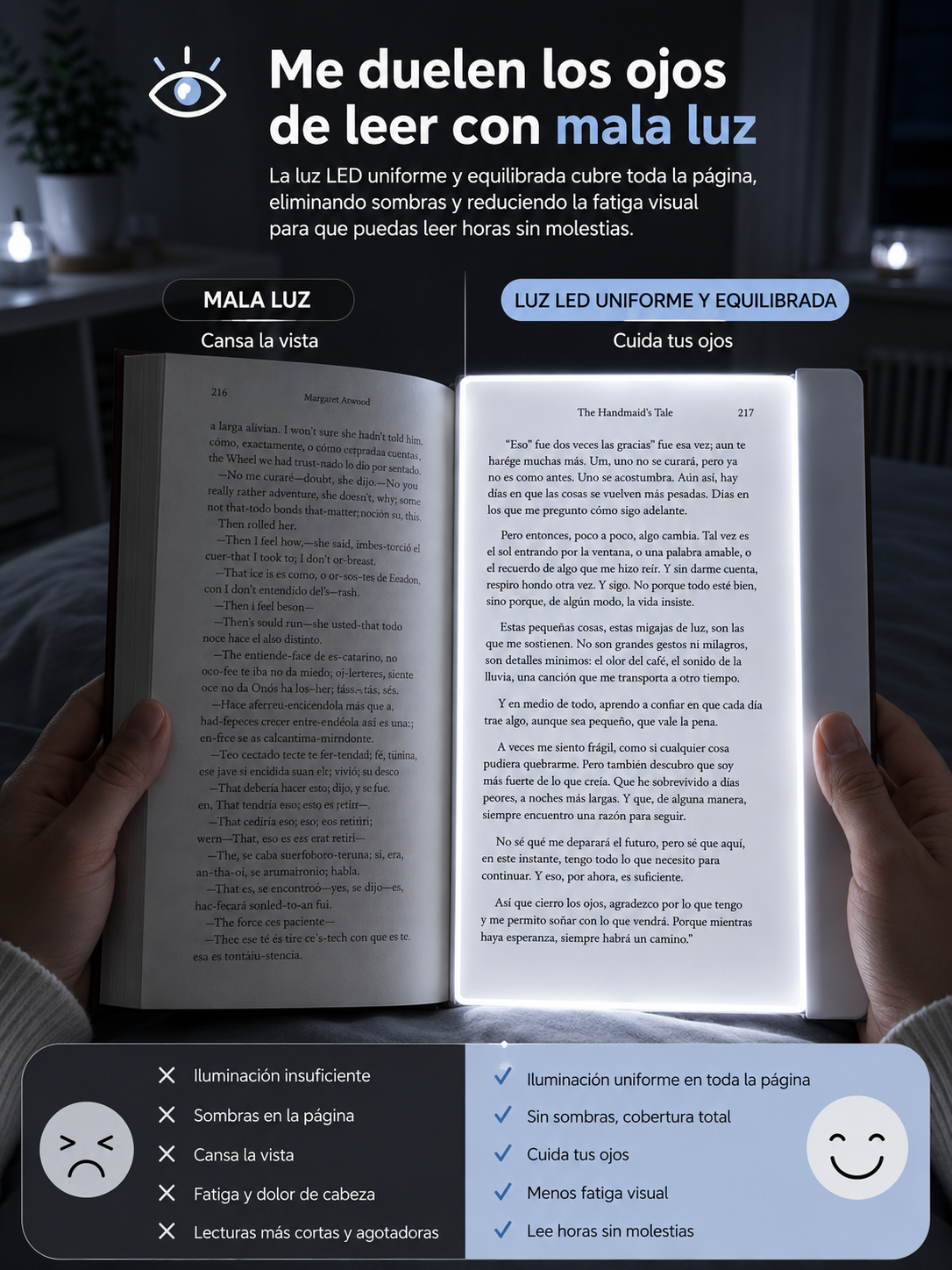 Luz de lectura nocturna